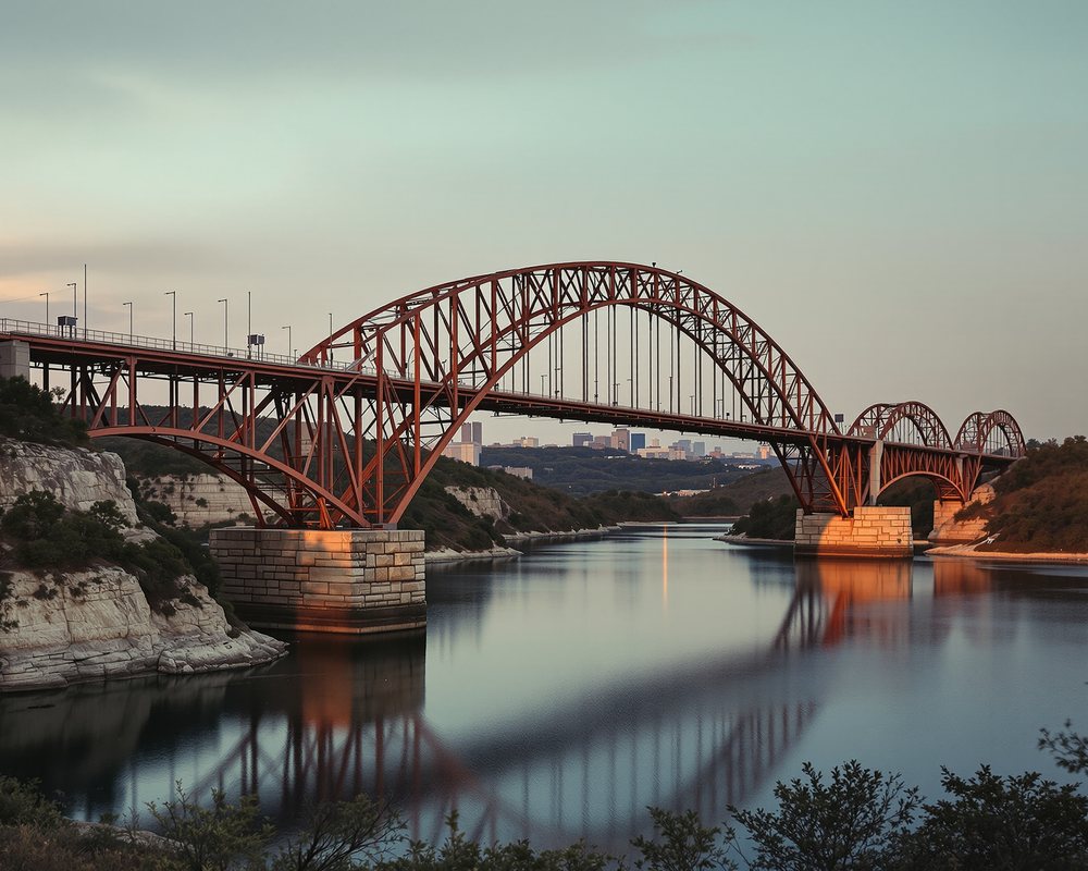 Pennybacker Bridge over Lake Austin