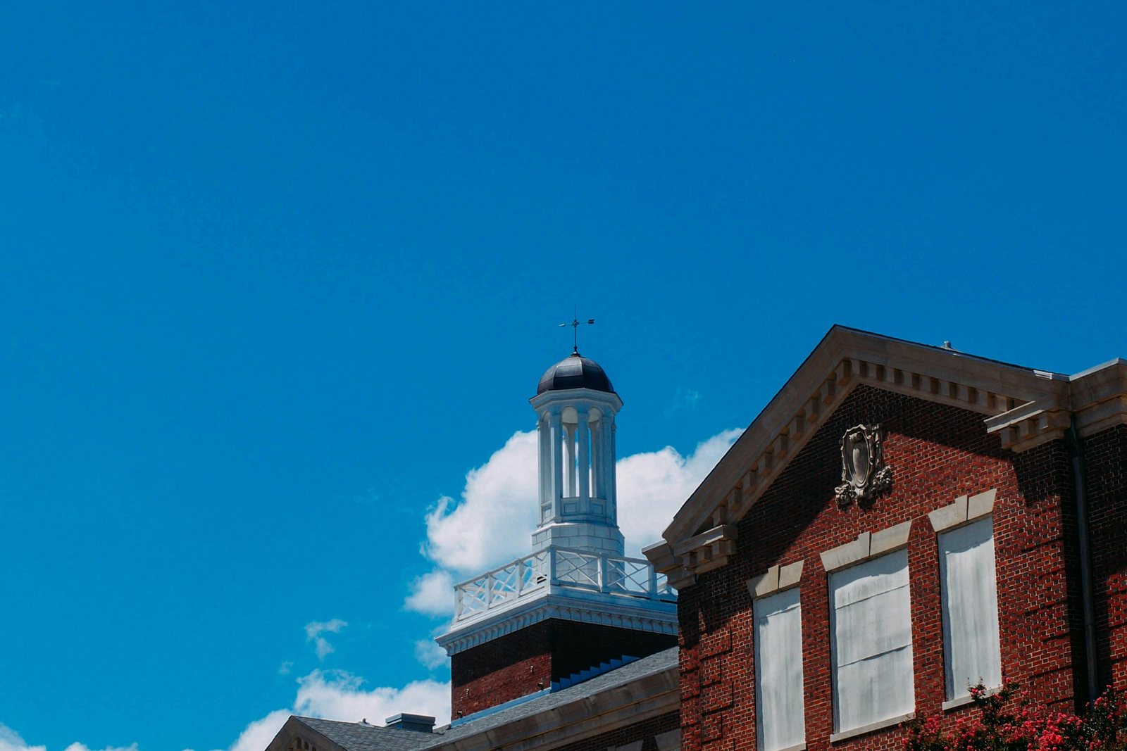 Samford Hall and its clock tower on the Auburn University campus